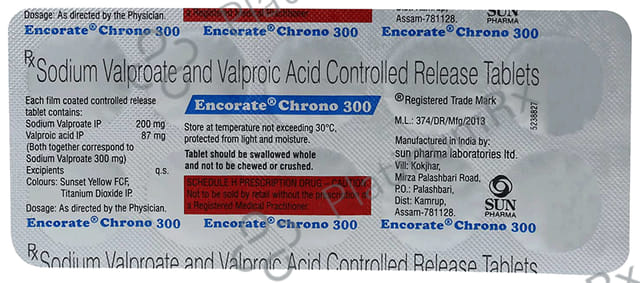 Encorate Chrono 300mg Tablet CR 10s