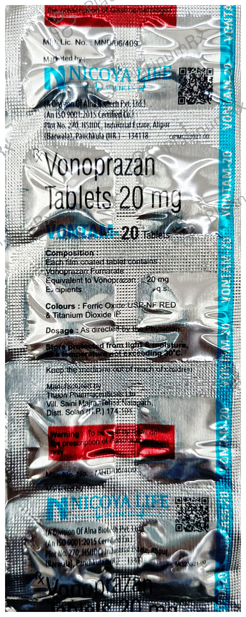 Vontam 20mg Tablet 10s