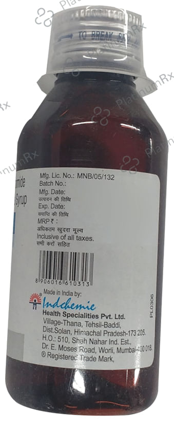 Norvent D 4/10mg Cough Syrup 100ml