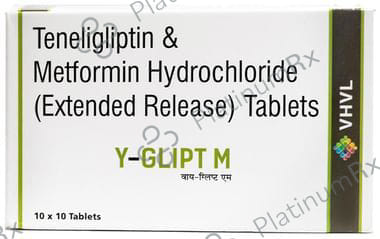 Y Glipt M 500mg/20mg Tablet ER