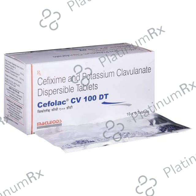 Cefolac CV 100 DT Tablet 10 Tablet DT