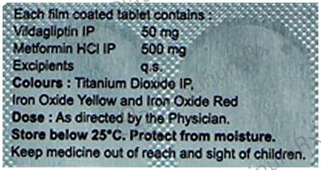 Vildoha M 500/50mg Tablet 10s