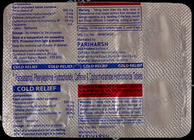 Cold Relief Tablet 10s