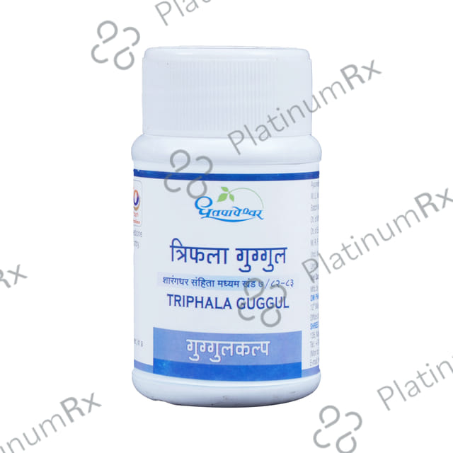 Dhootapapeshwar Triphala Guggul 60 tablets