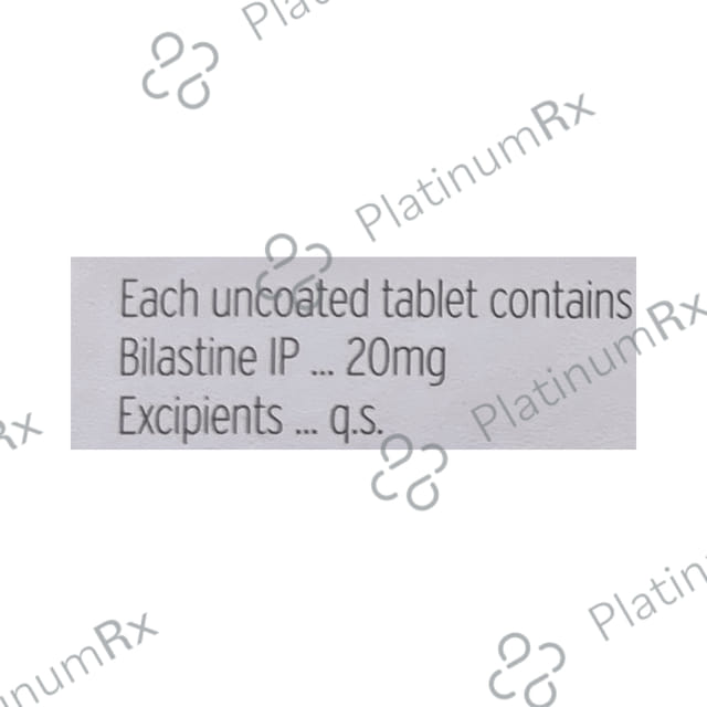 Bilastay 20mg Tablet 10s