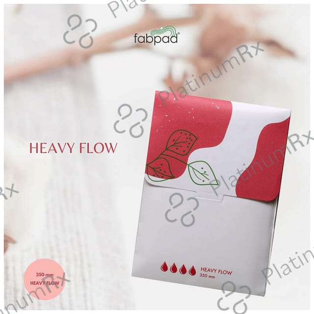Fabpad Organic Cotton Sanitary Heavy Flow 10 pads