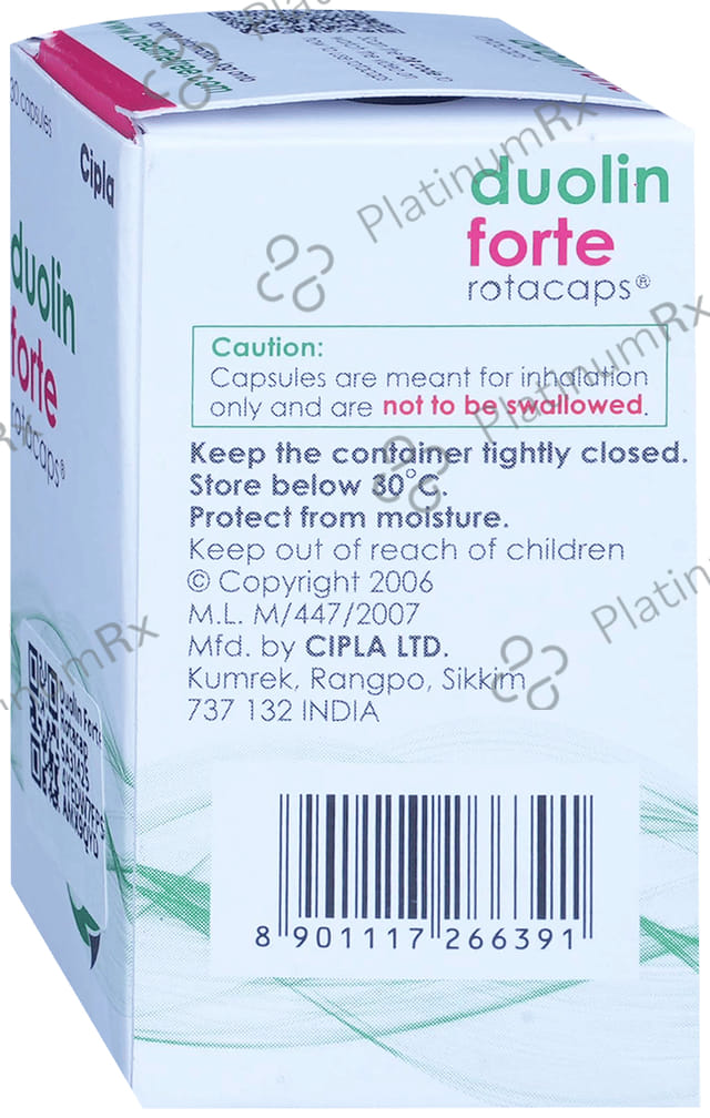 Duolin Forte 100/80mcg Rotacap 30s