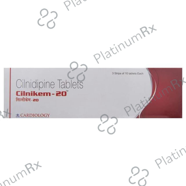 Cilnikem 20mg Tablet 10s