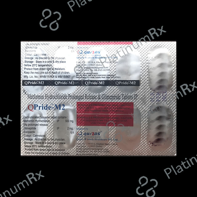 QPride M2/500mg Tablet PR 10s