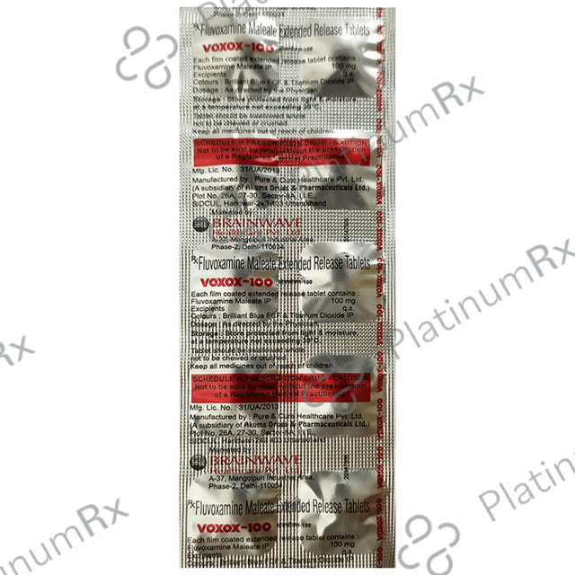 Voxox 100 Tablet ER 10s