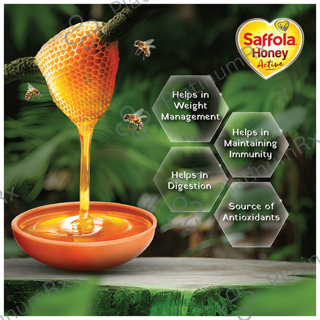Saffola Honey Active Made with Sundarban Forest Honey No Sugar Adulteration 250gm
