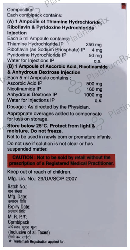 Alcomax Combipack Injection 2X5ml