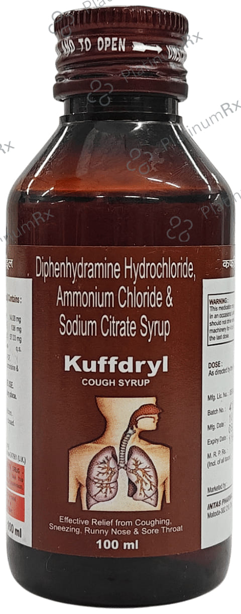 Kuffdryl Cough Syrup 100ml