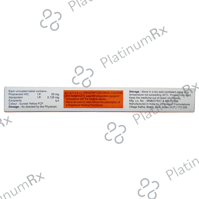 Ambulax HD 0.125/20mg Tablet 10s