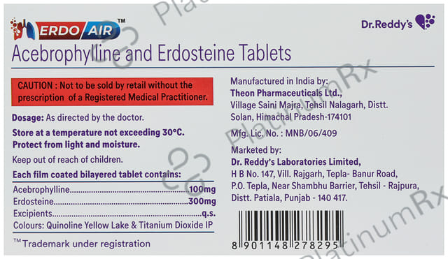 Erdo Air 100/300mg Tablet 10s