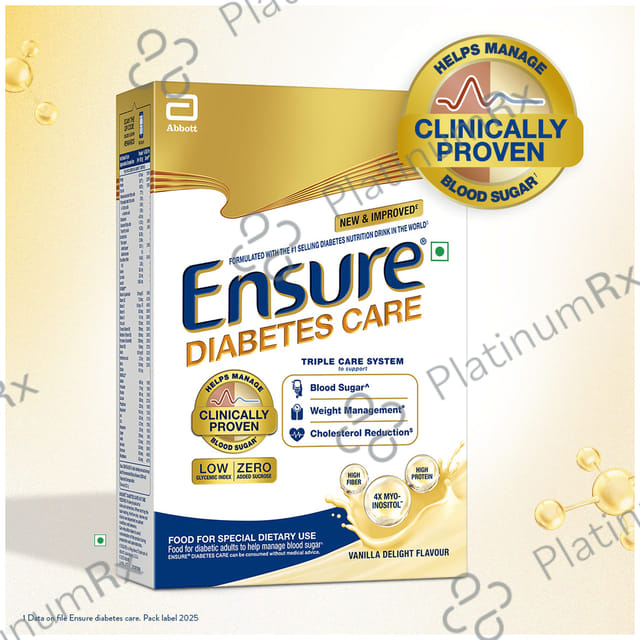 Ensure Diabetes Care Vanilla Flavour Delight Powder 200gm