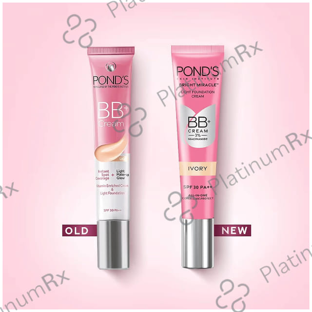 Ponds BB+ Enriched Vitamin SPF 30 PA++ Cream 18gm