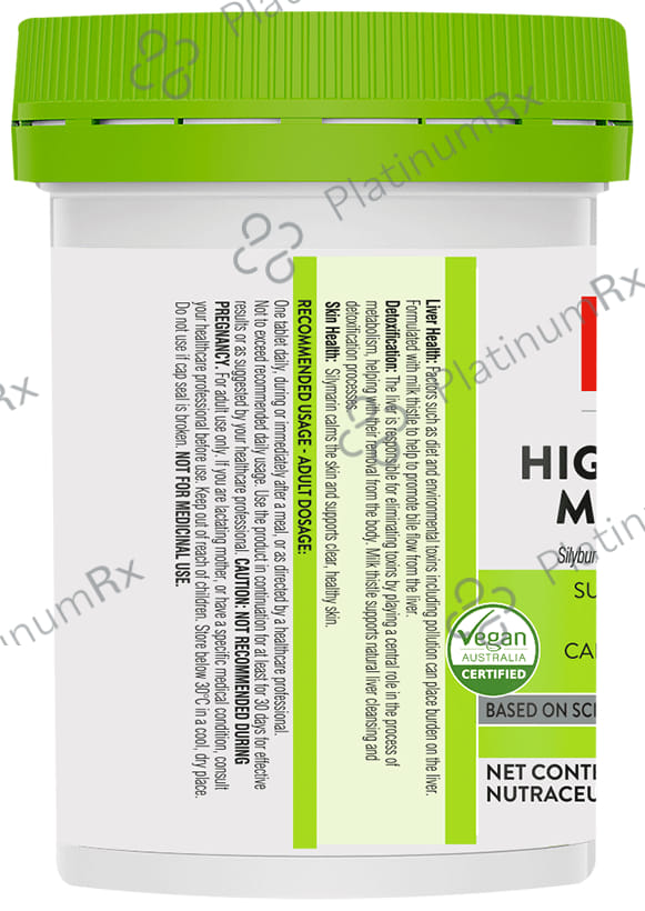 Swisse Ultiboost High Strength Milk Thistle 500mg Tablet for Liver & Stomach Care