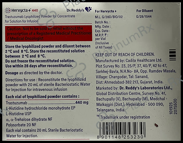 Hervycta 440 Plus Injection
