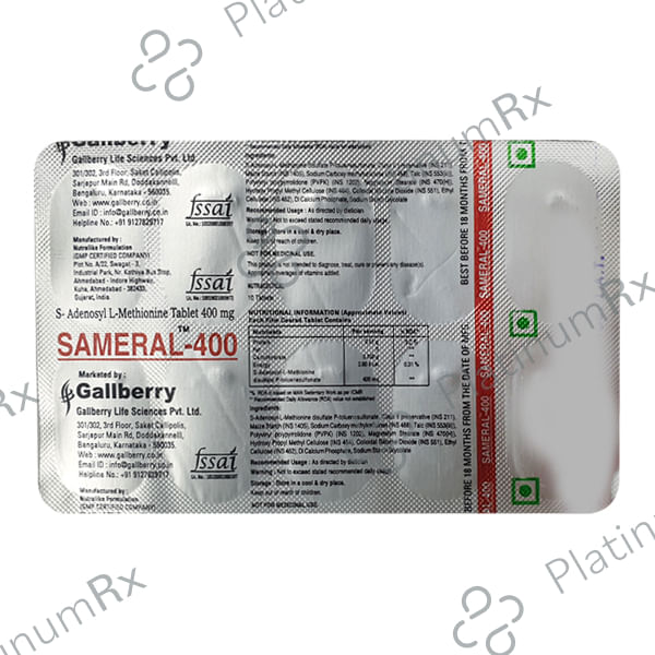 Sameral 400mg Tablet 10s