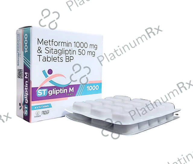 St Gliptin M 50/1000mg Tablet 15s