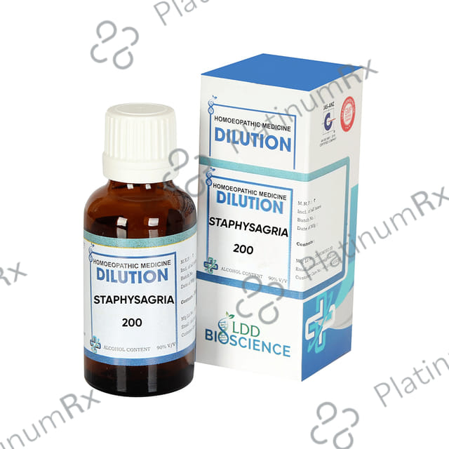 LDD Bioscience Staphysagria Dilution 200 30 ml
