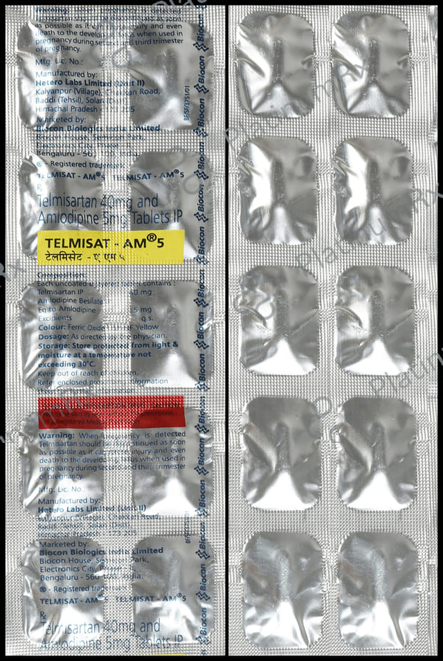 Telmisat AM 5/40mg Tablet 10s