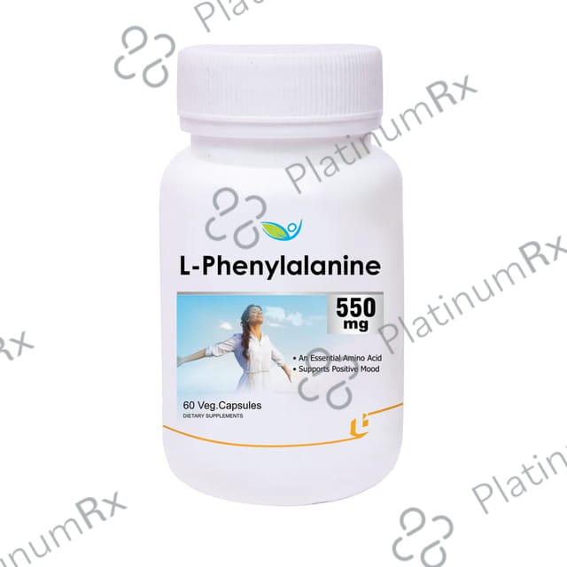 Biotrex L-Phenylalanine 550mg Veg Capsule