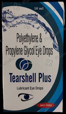 Tearshell Plus Lubricant Eye Drops BKC Free