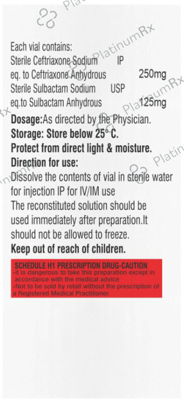 Ceftovil-S 375mg Injection