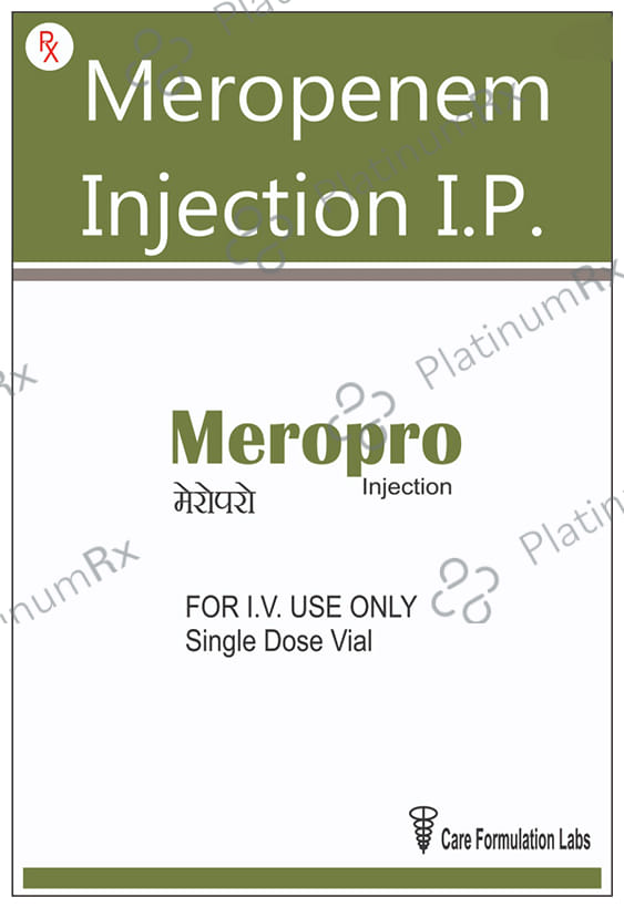 Meropro 500mg Injection