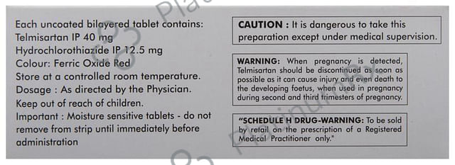Arbitel H 12.5/40mg Tablet 10s