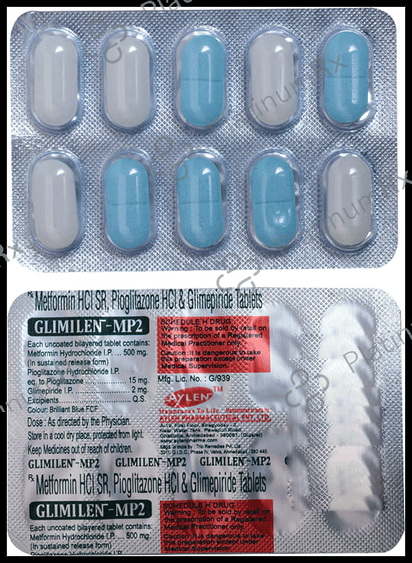 Glimilen MP 2 Tablet SR 10s