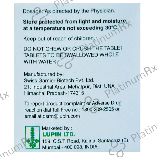 Protera 20mg Tablet 15s