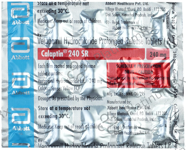 Calaptin 240mg PR Tablet 15s