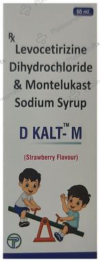 D Kalt M 2.5/4mg Syrup Strawberry 60ml