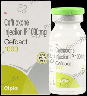 Cefbact 1000mg Injection 1ml