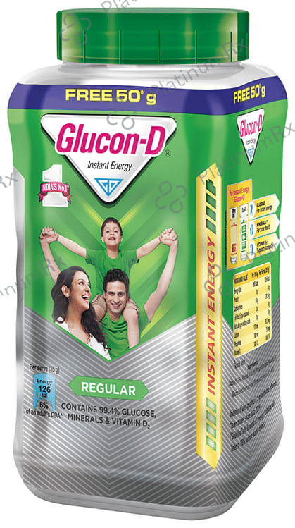 Glucon D with Glucose Flavour Powder 500gm