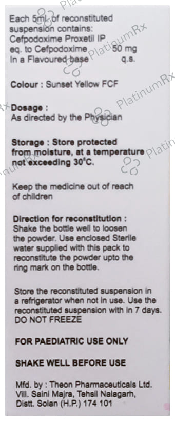 Savipod 50 Oral Suspension