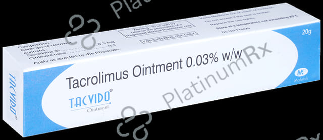 Tacvido Ointment 20 Ointment Mohrish Pharma