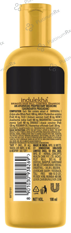 Indulekha Bringha Ayurvedic Shampoo 100ml