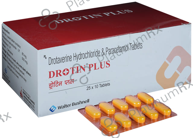 Drotin Plus 80/500mg Tablet 10s
