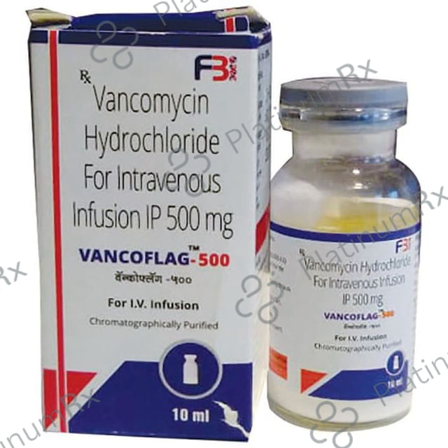 Vancoflag 500mg Injection 10ml