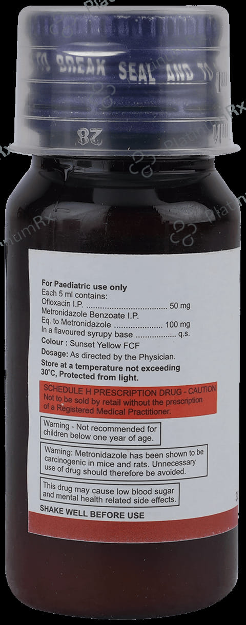 Oflofine M 100/50mg Oral Suspension Tangy Orange 30ml