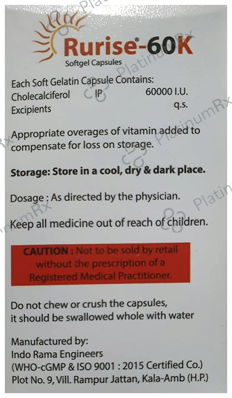 Rurise 60K Softgel Capsule