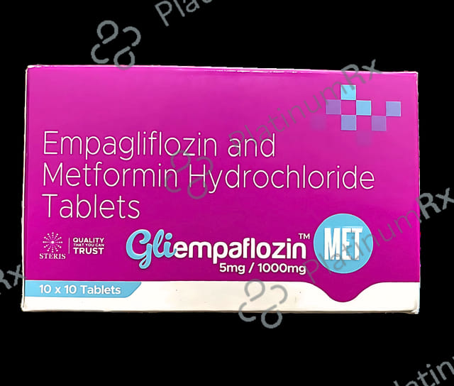 Gliempaflozin Met 5/1000mg Tablet 10s