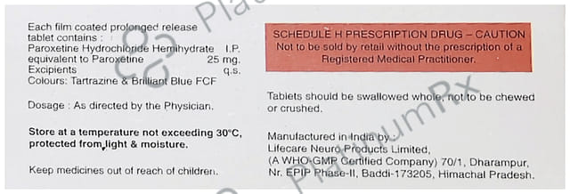 Paxify 25mg Tablet CR