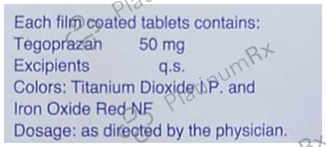 Tegcise 50mg Tablet 10s