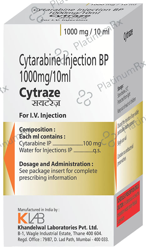 Cytraze 1000mg Injection