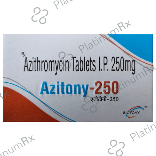Azitrony 250 Tablet